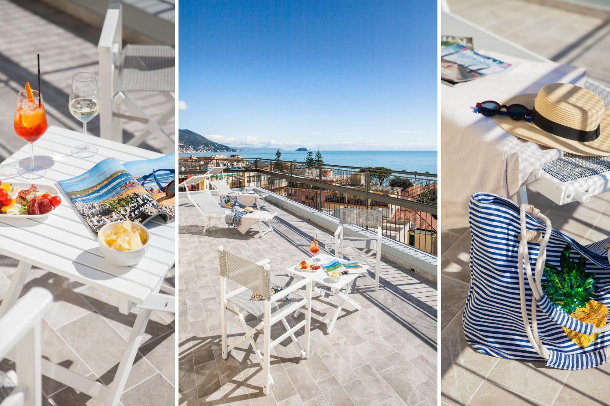 Hotel Tritone Laigueglia Kültér fotó